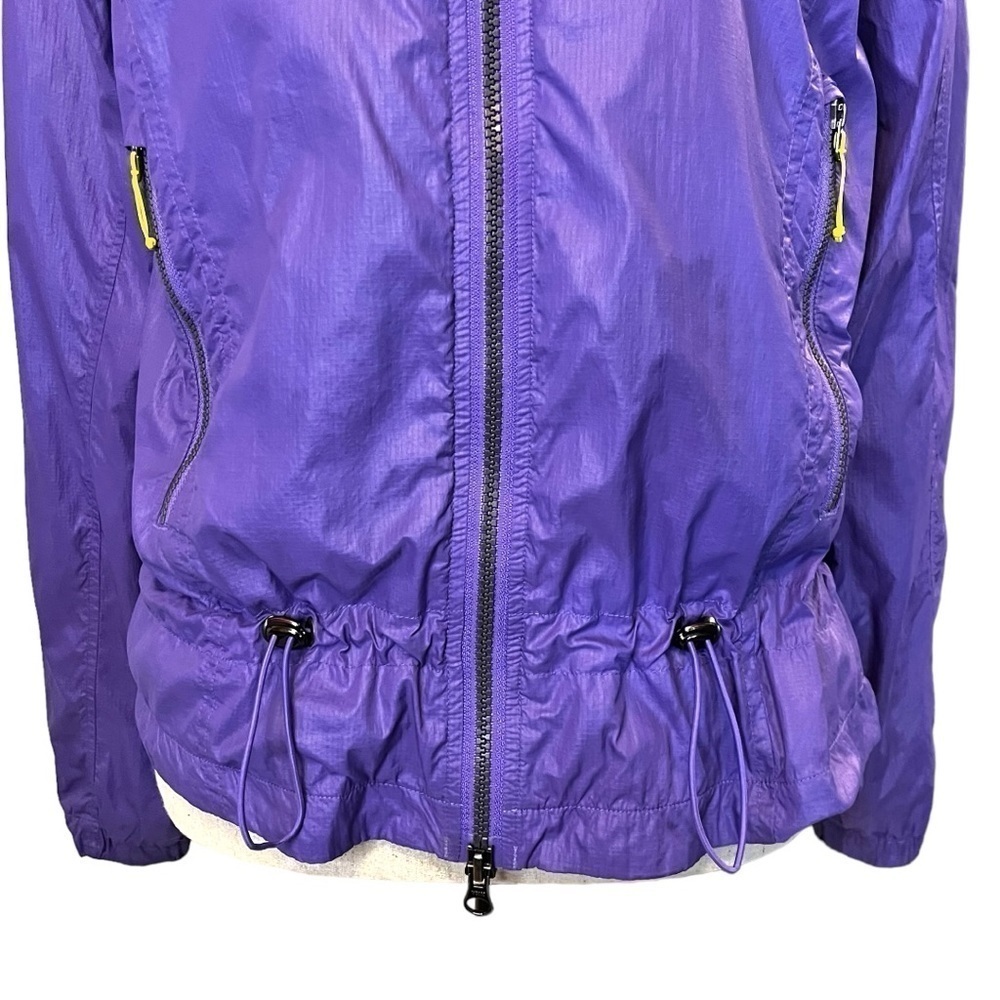 Lole Lightweight Mesh Lined Nylon Windbreaker Jacket with Hood in Violet Small - Picture 8 of 16